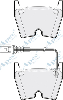 Brake Pad Set, disc brake (PAD2121B)