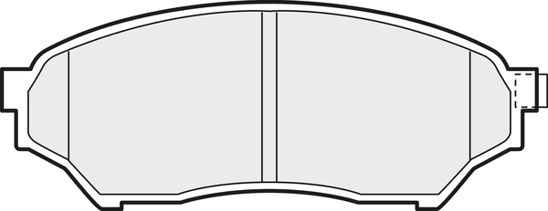 Brake Pad Set, disc brake (PD3162)