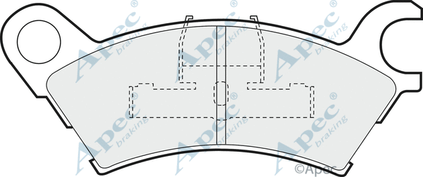 Brake Pad Set, disc brake (PAD603)