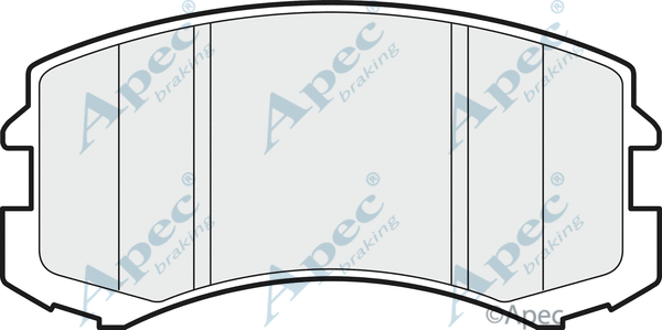 Brake Pad Set, disc brake (PAD1461)