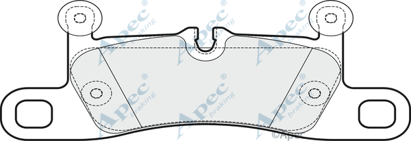 Brake Pad Set, disc brake (PAD2043)