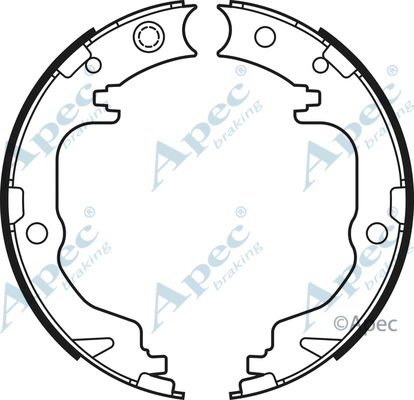 Brake Shoe Set, parking brake (SHU759)