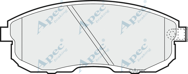 Brake Pad Set, disc brake (PAD742)