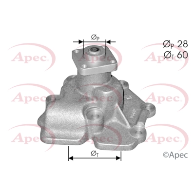 Water Pump, engine cooling (AWP1177)