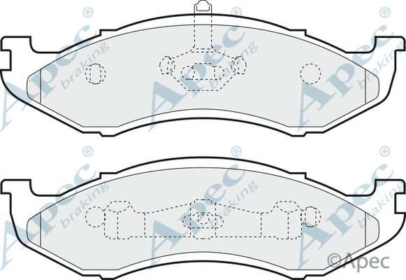 Brake Pad Set, disc brake (PAD1056)