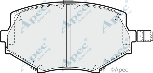 Brake Pad Set, disc brake (PAD900)