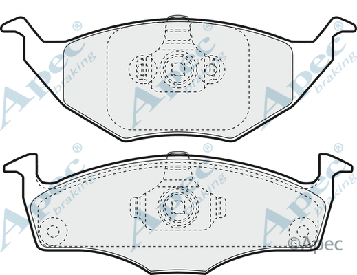 Brake Pad Set, disc brake (PAD1379)