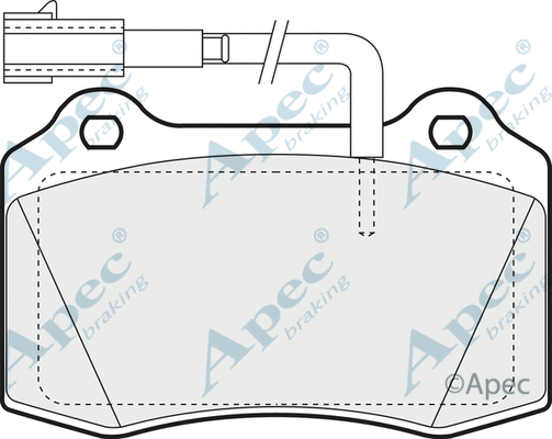 Brake Pad Set, disc brake (PAD1297)