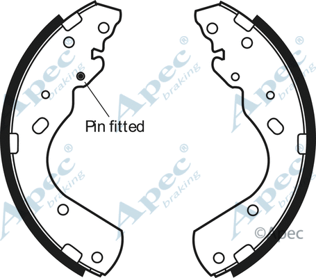 Brake Shoe Set (SHU630)