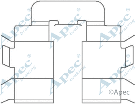 Accessory Kit, disc brake pad (KIT1147)