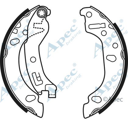 Brake Shoe Set (SHU647)