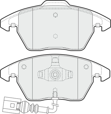 Brake Pad Set, disc brake (PD3076)