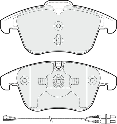 Brake Pad Set, disc brake (PD3249)