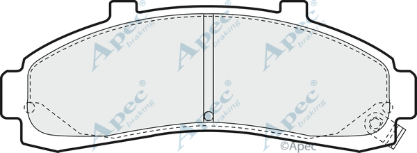 Brake Pad Set, disc brake (PAD988)
