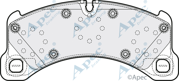 Brake Pad Set, disc brake (PAD2203B)