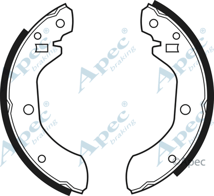 Brake Shoe Set (SHU308)
