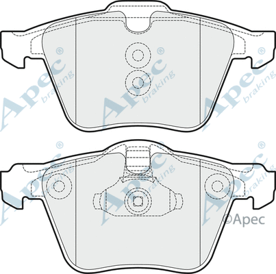 Brake Pad Set, disc brake (PAD1494)