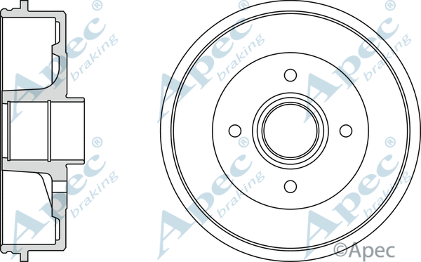 Brake Drum (DRM9136)