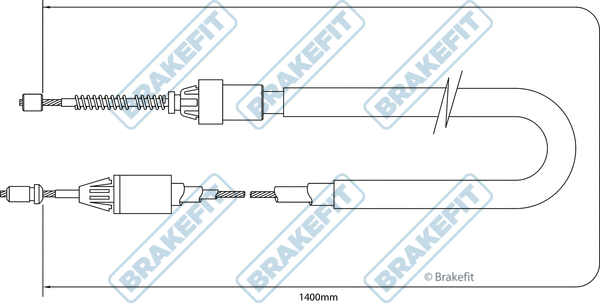 Cable Pull, parking brake (BBC3360)