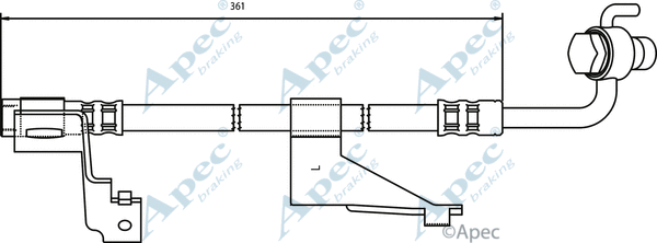 Brake Hose (HOS3089)