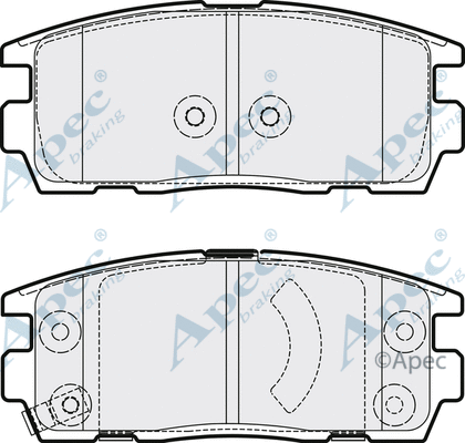 Brake Pad Set, disc brake (PAD1573)