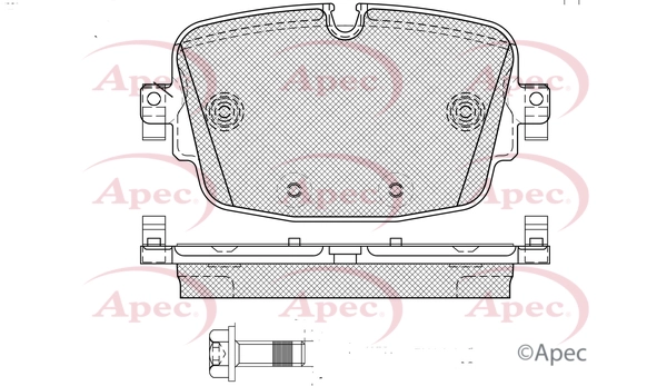 Brake Pad Set, disc brake (PAD2616)