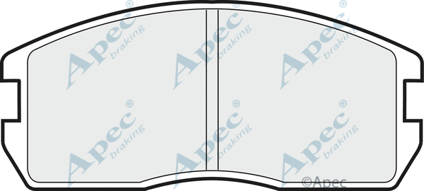 Brake Pad Set, disc brake (PAD437)