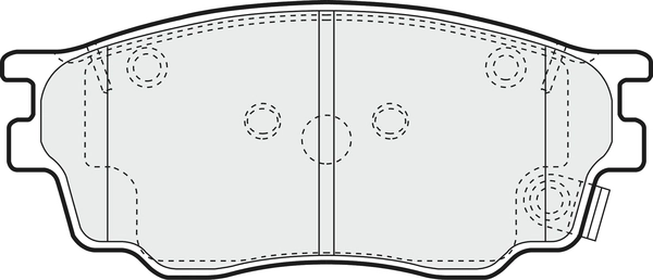 Brake Pad Set, disc brake (PD3539)