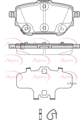Brake Pad Set, disc brake (PAD2381)