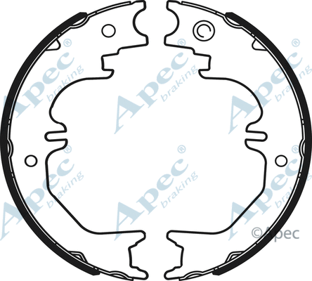 Brake Shoe Set, parking brake (SHU796)