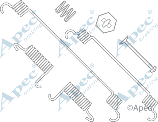 Accessory Kit, brake shoes (KIT784)
