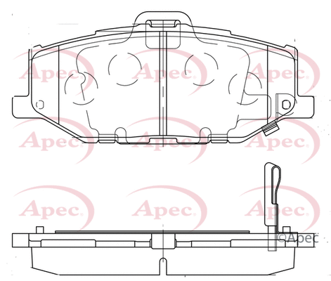 Brake Pad Set, disc brake (PAD2374)