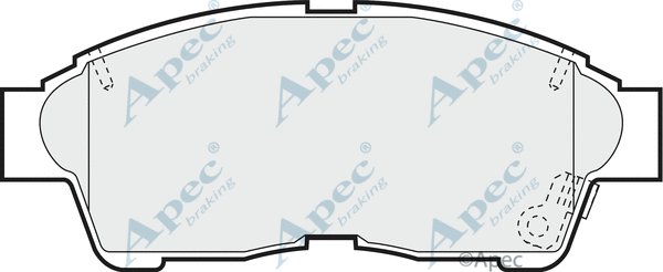 Brake Pad Set, disc brake (PAD792)