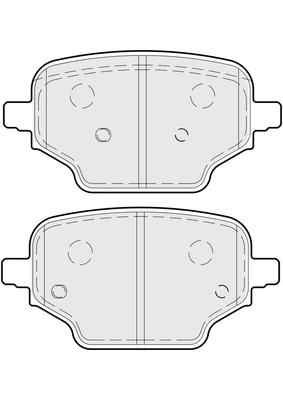 Brake Pad Set, disc brake (PD4018)