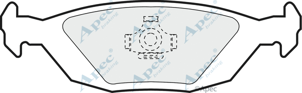 Brake Pad Set, disc brake (PAD567)