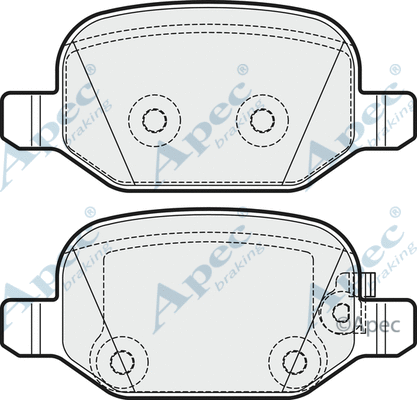 Brake Pad Set, disc brake (PAD1923)