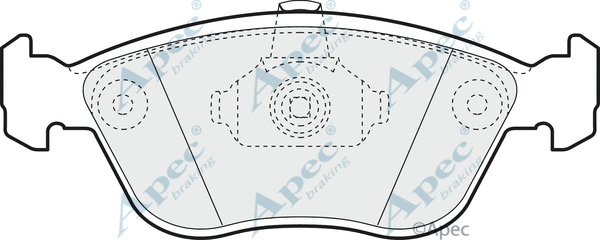 Brake Pad Set, disc brake (PAD1375)