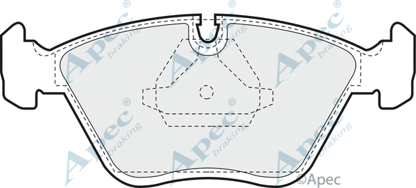 Brake Pad Set, disc brake (PAD596)