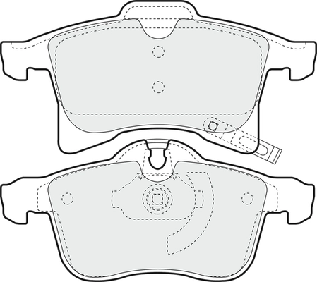 Brake Pad Set, disc brake (PD3078)