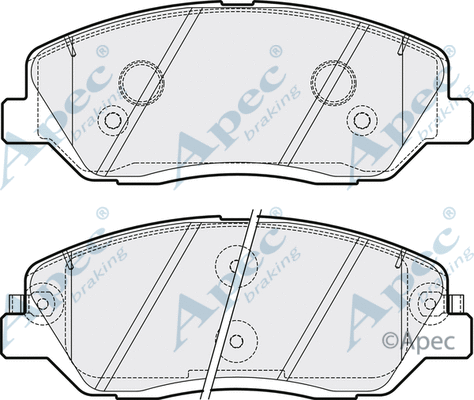 Brake Pad Set, disc brake (PAD1564)
