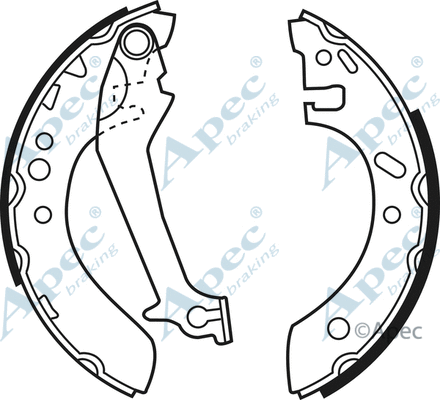 Brake Shoe Set (SHU536)