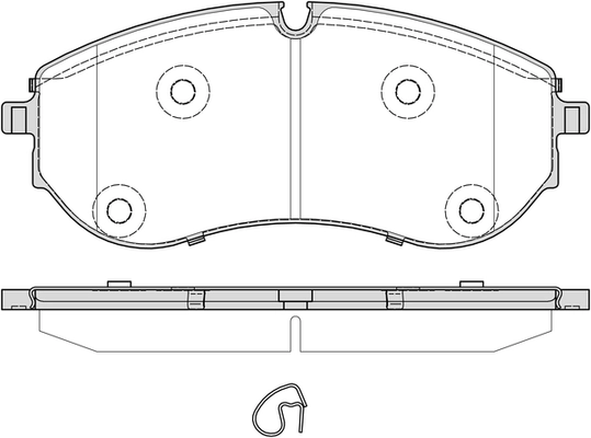 Brake Pad Set, disc brake (PD4033)