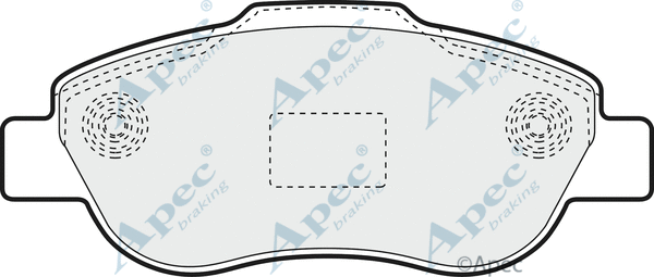 Brake Pad Set, disc brake (PAD1413)