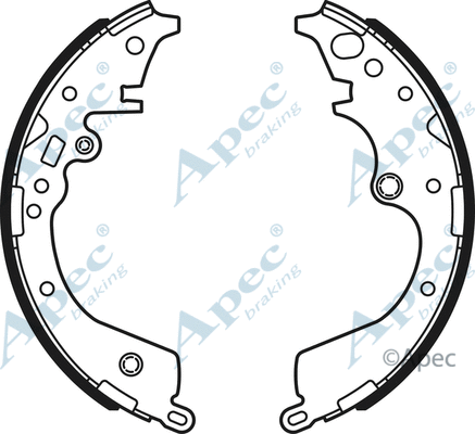 Brake Shoe Set (SHU766)