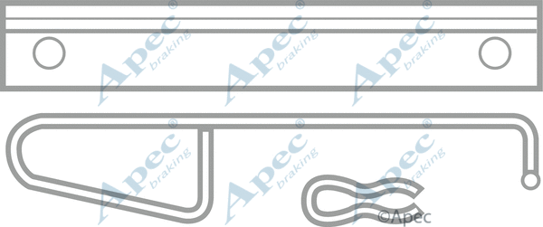 Accessory Kit, disc brake pad (KIT282)