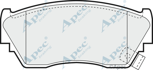 Brake Pad Set, disc brake (PAD752)