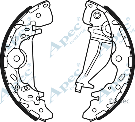 Brake Shoe Set (SHU712)