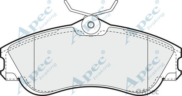 Brake Pad Set, disc brake (PAD1001)