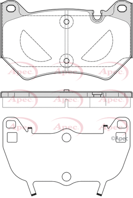 Brake Pad Set, disc brake (PAD2438)