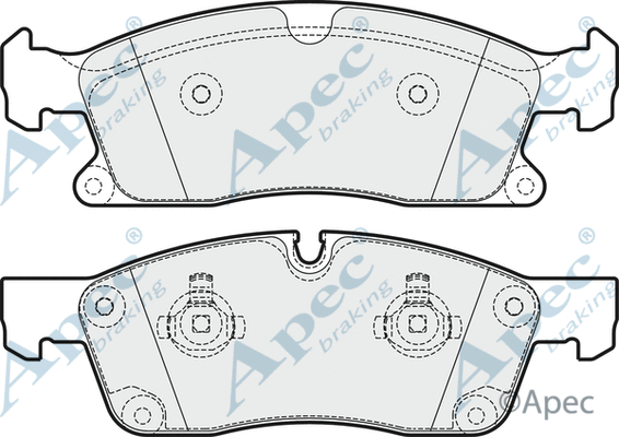 Brake Pad Set, disc brake (PAD1924B)